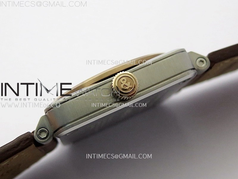 BR03A 41mm SS RG B12 Best Edition White Dial on Brown Leather Strap MIYOTA 9015