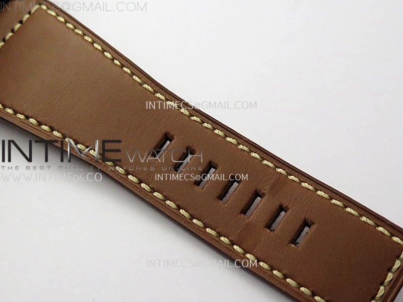 BR03A 41mm SS RG B12 Best Edition White Dial on Brown Leather Strap MIYOTA 9015