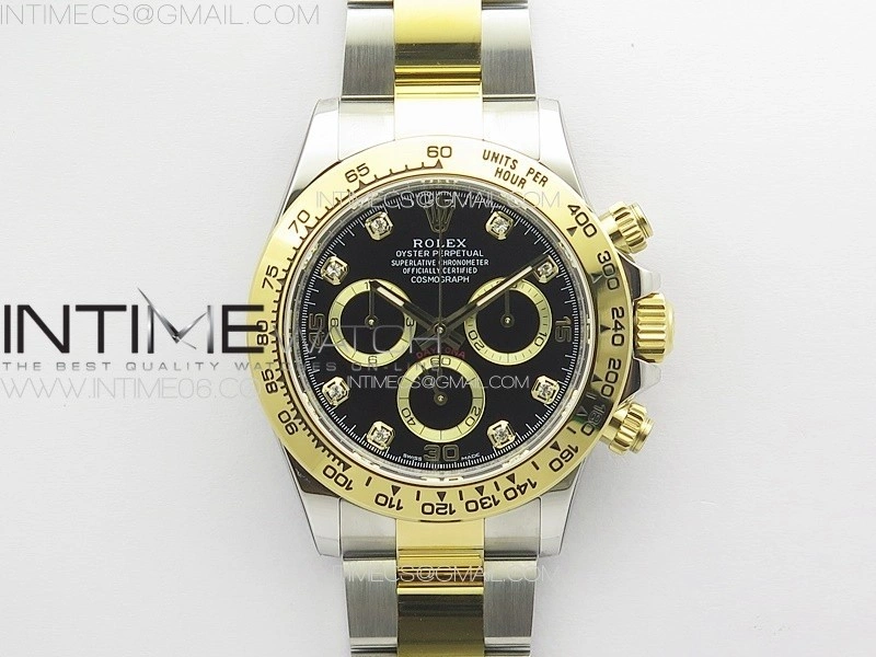 Daytona 116523 BTF 1:1 Best Edition 904L SS Case and Bracelet Black Dial Crystals Markers SA4130