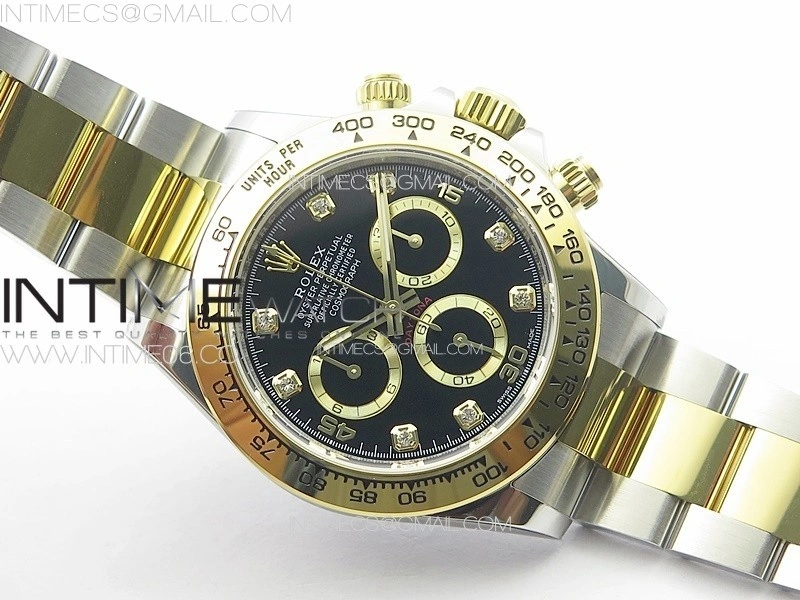 Daytona 116523 BTF 1:1 Best Edition 904L SS Case and Bracelet Black Dial Crystals Markers SA4130