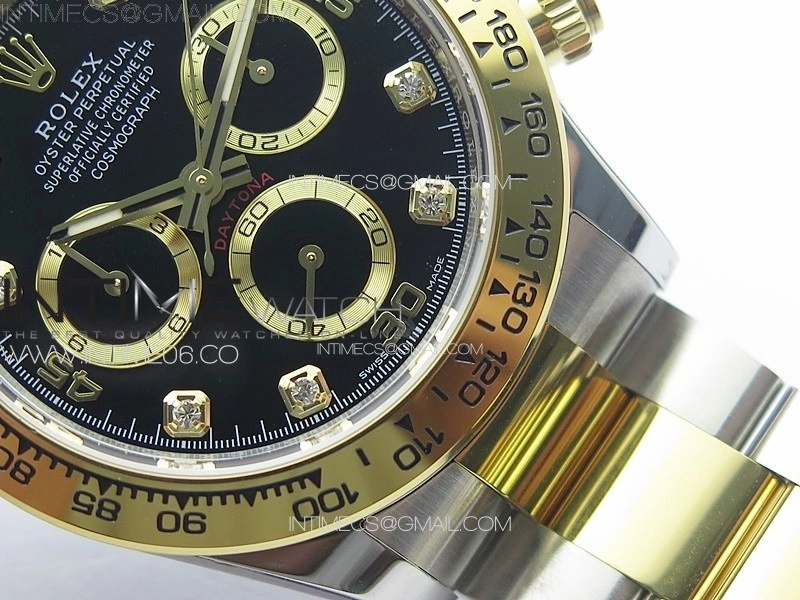 Daytona 116523 BTF 1:1 Best Edition 904L SS Case and Bracelet Black Dial Crystals Markers SA4130