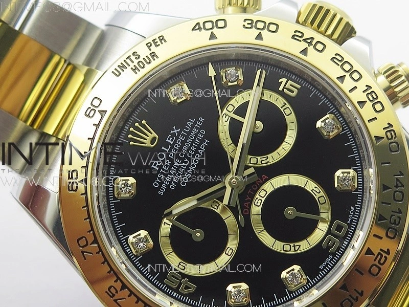 Daytona 116523 BTF 1:1 Best Edition 904L SS Case and Bracelet Black Dial Crystals Markers SA4130