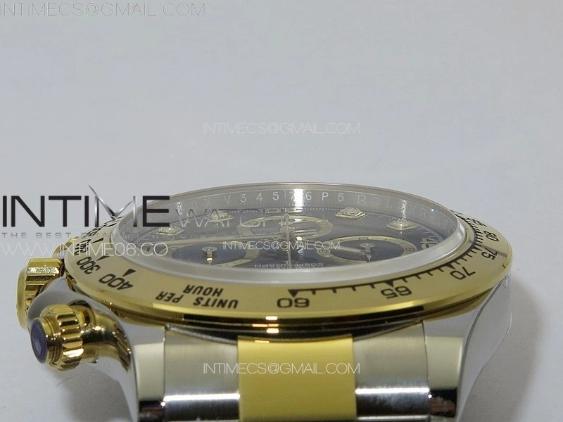 Daytona 116523 BTF 1:1 Best Edition 904L SS Case and Bracelet Black Dial Crystals Markers SA4130