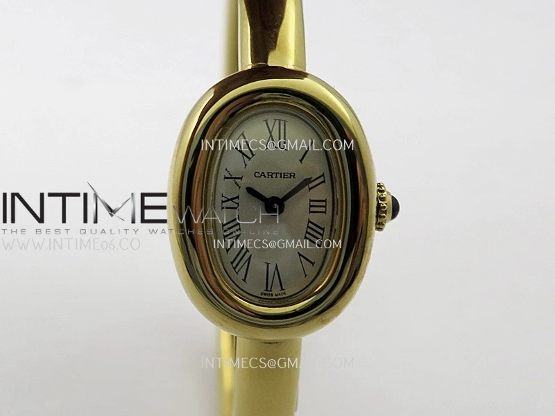 Baignoire Watch YG AF 1:1 Best Edition Silver Dial On YG Bracelet RONDA Quartz