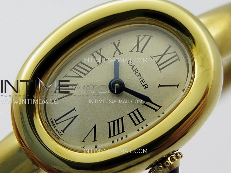 Baignoire Watch YG AF 1:1 Best Edition Silver Dial On YG Bracelet RONDA Quartz