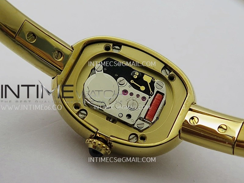 Baignoire Watch YG AF 1:1 Best Edition Silver Dial On YG Bracelet RONDA Quartz