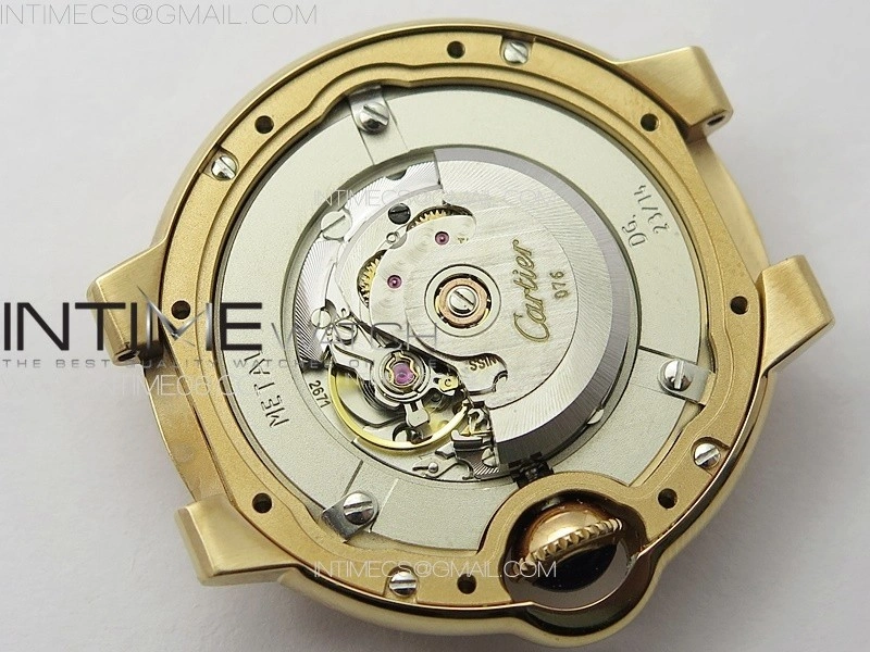 Ballon Bleu 33mm RG 3KF 1:1 Best Edition White Textured Dial on SS Bracelet A076