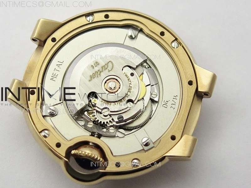 Ballon Bleu 33mm RG 3KF 1:1 Best Edition White Textured Dial on SS Bracelet A076