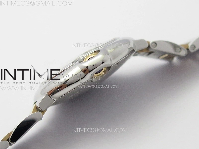 Ballon Bleu 33mm SS RG 3KF 1:1 Best Edition White MOP Dial on SS Bracelet A076