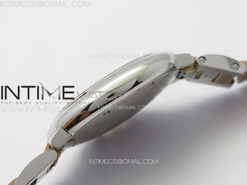 Ballon Bleu 33mm SS RG 3KF 1:1 Best Edition White MOP Dial on SS Bracelet A076