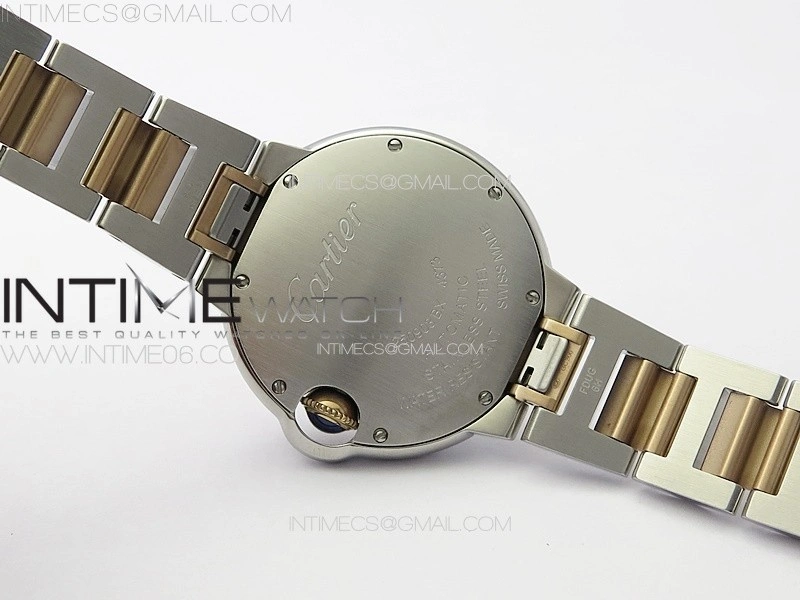 Ballon Bleu 33mm SS RG 3KF 1:1 Best Edition White MOP Dial on SS Bracelet A076