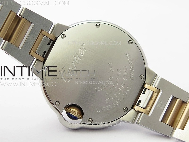Ballon Bleu 33mm SS RG 3KF 1:1 Best Edition White MOP Dial on SS Bracelet A076