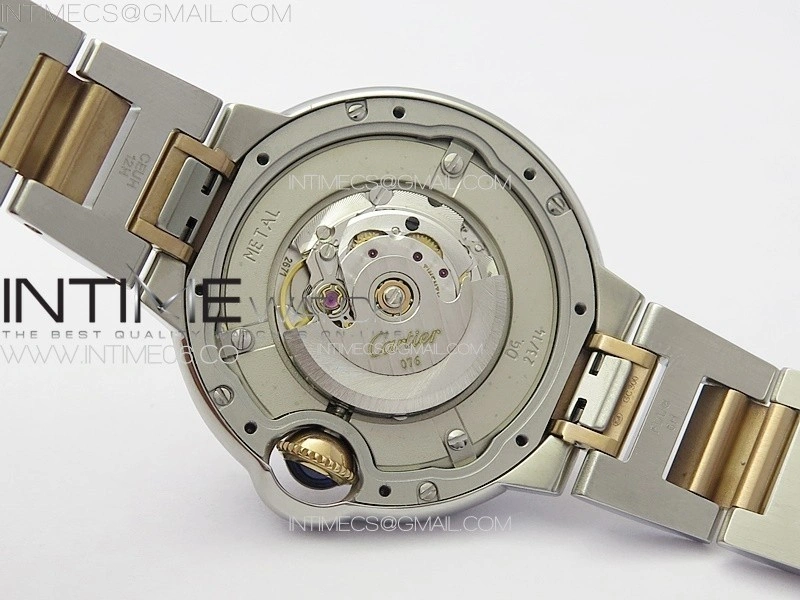 Ballon Bleu 33mm SS RG 3KF 1:1 Best Edition White MOP Dial on SS Bracelet A076