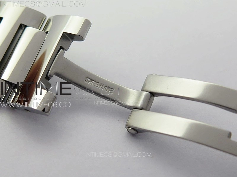 Ballon Bleu 33mm SS RG 3KF 1:1 Best Edition White MOP Dial on SS Bracelet A076