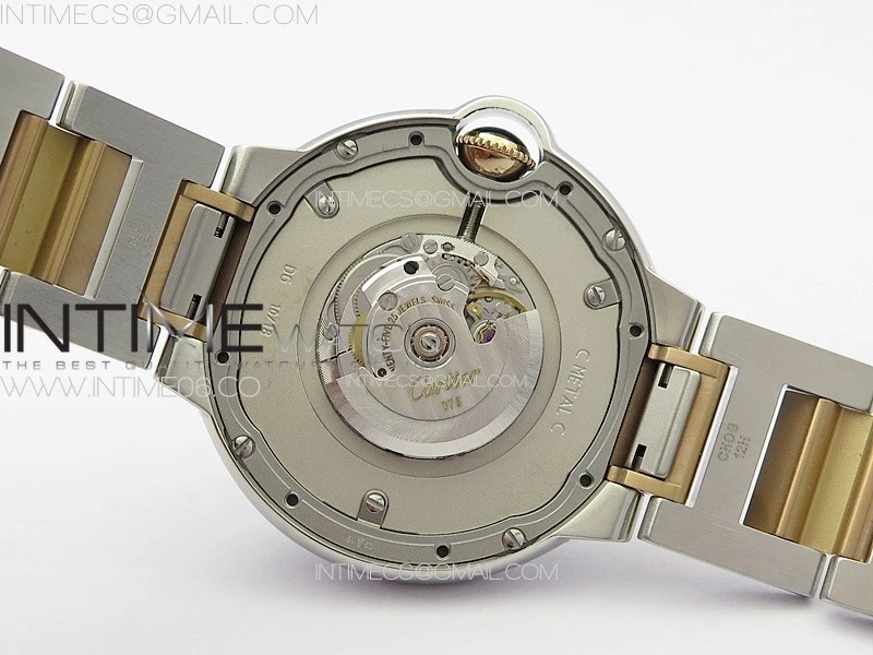 Ballon Bleu 33mm SS RG 3KF 1:1 Best Edition White MOP Dial on SS Bracelet A076