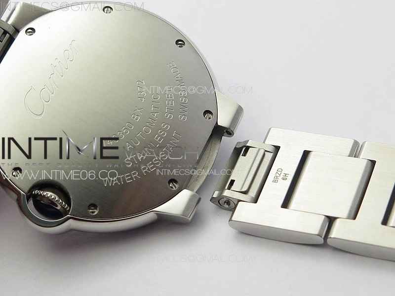Ballon Bleu 36mm SS 3KF 1:1 Best Edition White Textured Dial on SS Bracelet A076