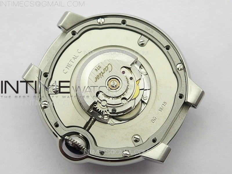 Ballon Bleu 36mm SS 3KF 1:1 Best Edition White Textured Dial on SS Bracelet A076