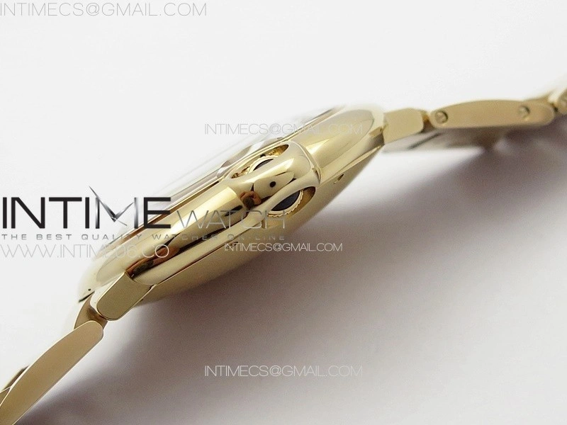 Ballon Bleu 42mm RG 3KF 1:1 Best Edition White Texture Dial on SS Bracelet A2824