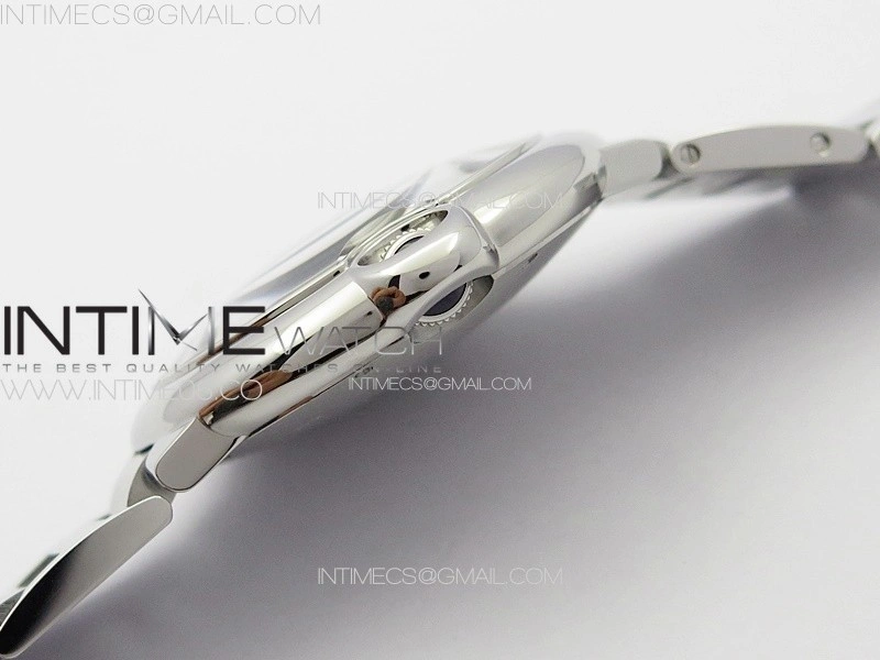 Ballon Bleu 42mm SS 3KF 1:1 Best Edition White Texture Dial on SS Bracelet A2824