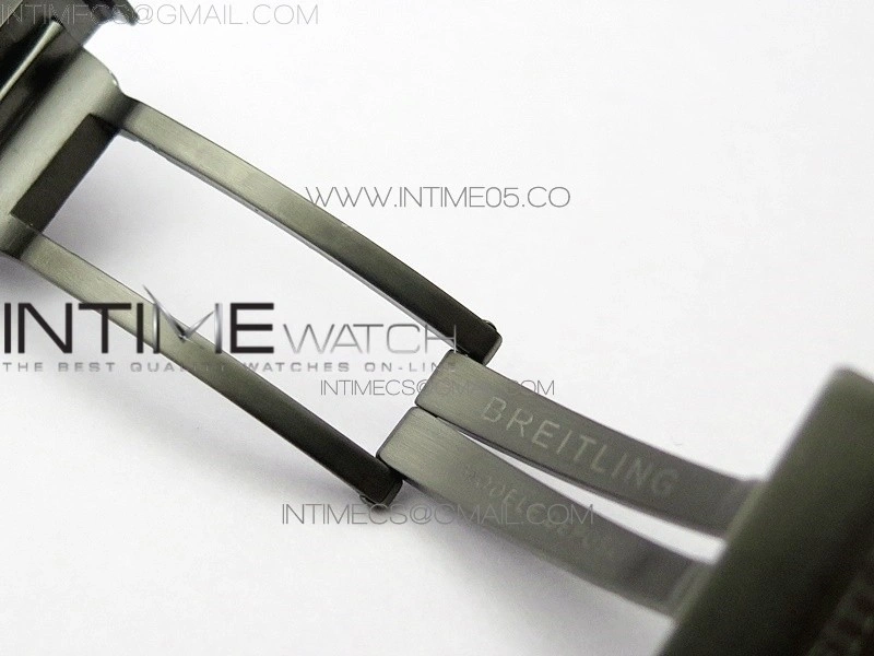 Avenger Bandit Titanium DLC B50 Best Edition Black Dial on Black Yellow Gummy strap A7750