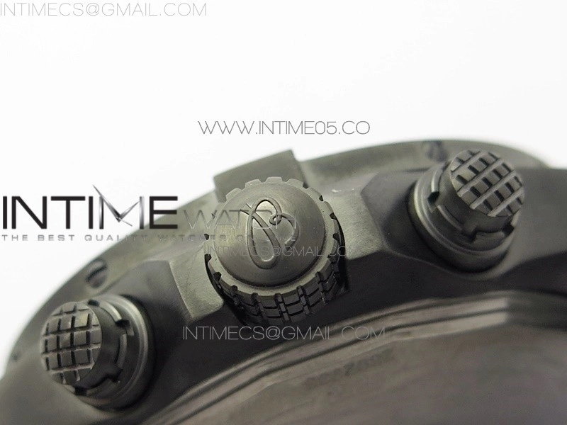 Avenger Bandit Titanium DLC B50 Best Edition Gray Carbon Dial on Green Nylon Strap A7750