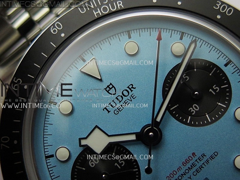 Black Bay Chrono M79360N SS ZF 1:1 Best Edition Tiffany Blue Dial On SS Bracelet DD7750
