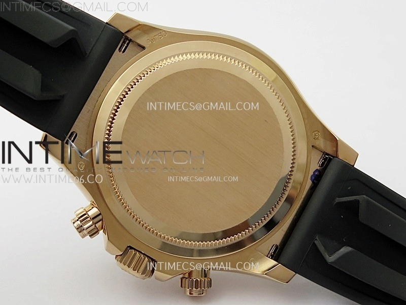 Daytona 126515 QF Gain Weight 1:1 Best Edition Black Dial RG Subdial Sticks Markers on Oysterflex Strap SH4131 V11