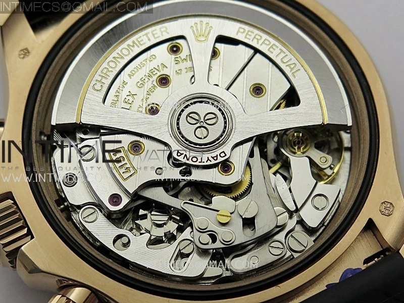 Daytona 126515 QF Gain Weight 1:1 Best Edition Black Dial RG Subdial Sticks Markers on Oysterflex Strap SH4131 V11