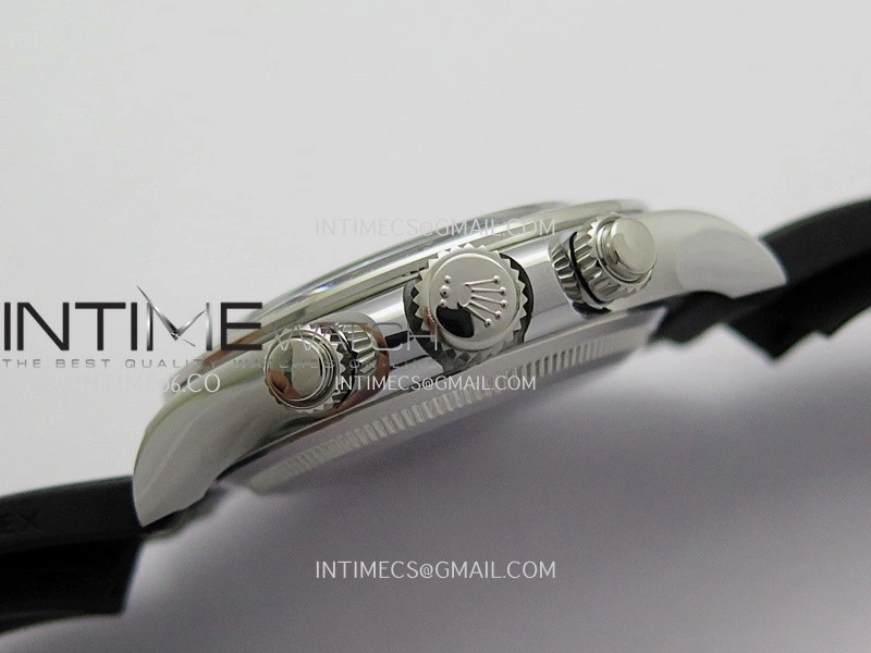 Daytona 126519 Gain Weight ARF 1:1 Best Edition Black Dial Silver Subdial Diamond Marker On Oysterflex Strap DD4131