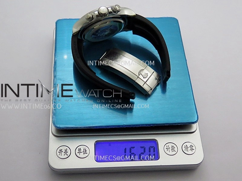 Daytona 126519 Gain Weight ARF 1:1 Best Edition Black Dial Silver Subdial Diamond Marker On Oysterflex Strap DD4131