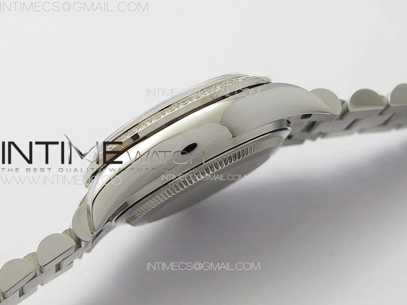 Datejust 28mm 279179 SS Crystals APSF Best Edition Ice Blue Dial Sticks Crystals Markers on SS President Bracelet NH05