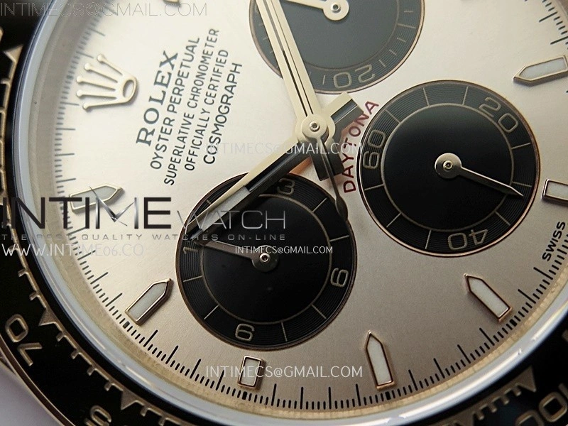 Daytona 126515 QF Gain Weight 1:1 Best Edition RG Dial Black Subdial Sticks Markers on Oysterflex Strap SH4131 V11