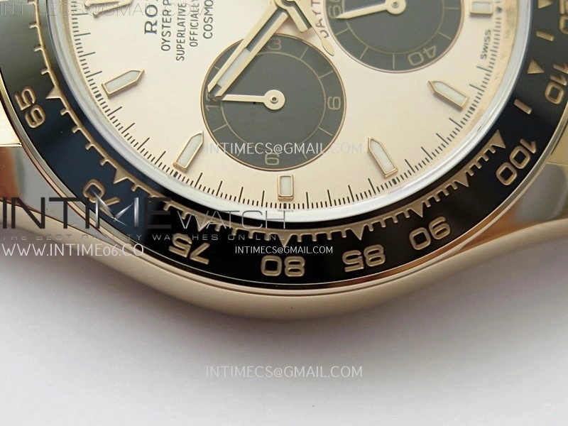 Daytona 126515 QF Gain Weight 1:1 Best Edition RG Dial Black Subdial Sticks Markers on Oysterflex Strap SH4131 V11