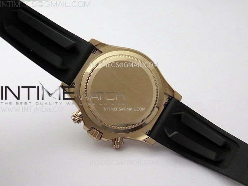 Daytona 126515 QF Gain Weight 1:1 Best Edition RG Dial Black Subdial Sticks Markers on Oysterflex Strap SH4131 V11