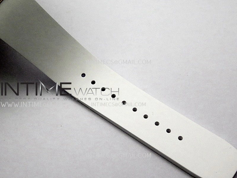 RM07 Full Paved Diamond RG ZF Best Edition White Diamond Skeleton Dial On White Rubber Strap Asian CRMA2 Clone