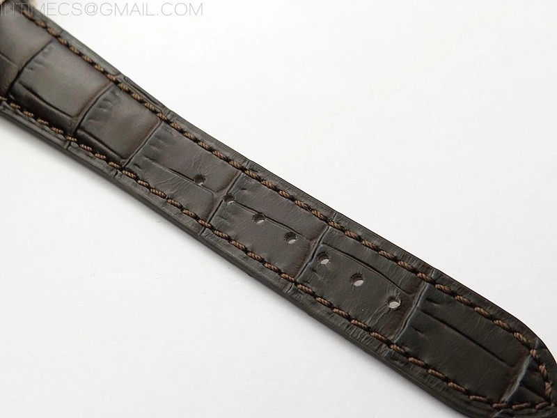 Annual Calendar Complications 5396 RG GRF Best Edition White dial Numbers Markers Blue Markers on Brown leather strap A324