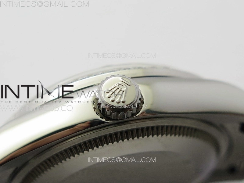 DateJust 31mm 72610 SS Crystals Bezel APSF Best Edition White MOP Dial Crystals Markers on Oyster Bracelet A2824