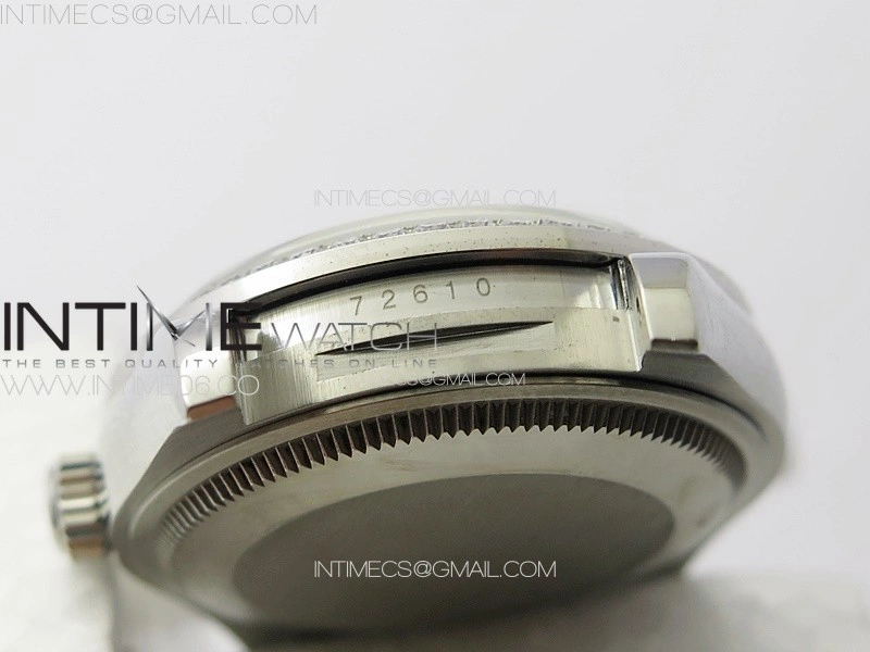 DateJust 31mm 72610 SS Crystals Bezel APSF Best Edition White MOP Dial Crystals Markers on Oyster Bracelet A2824