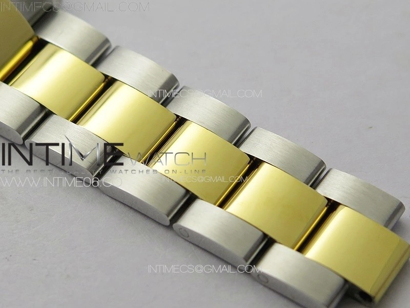 DateJust 31mm 72610 SS YG Crystals Bezel APSF Best Edition White MOP Dial Crystals Markers on Oyster Bracelet A2824