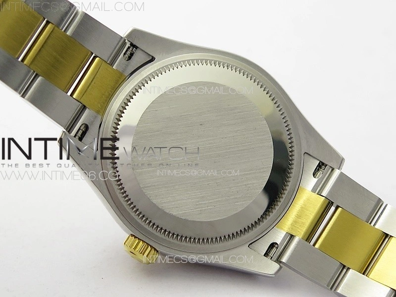 DateJust 31mm 72610 SS YG Crystals Bezel APSF Best Edition White MOP Dial Crystals Markers on Oyster Bracelet A2824