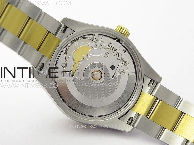 DateJust 31mm 72610 SS YG Crystals Bezel APSF Best Edition White MOP Dial Crystals Markers on Oyster Bracelet A2824