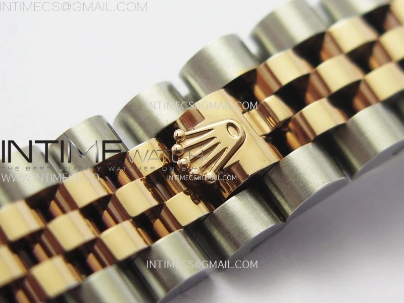 Datejust 28mm 279171 Smooth Bezel SS RG APSF Best Edition Gray Dial Roman Markers on SS Jubilee Bracelet NH05