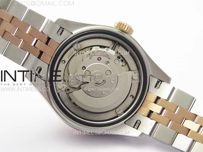 Datejust 28mm 279171 Smooth Bezel SS RG APSF Best Edition Gray Dial Roman Markers on SS Jubilee Bracelet NH05