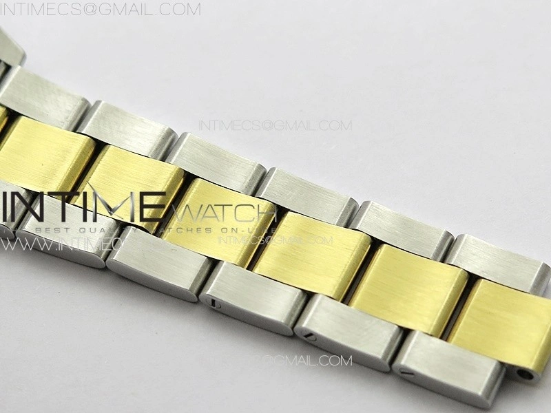 DateJust 31mm 72610 Crystals Bezel SS YG APSF Best Edition Blue Flowers Crystals Dial on Oyster Bracelet A2824