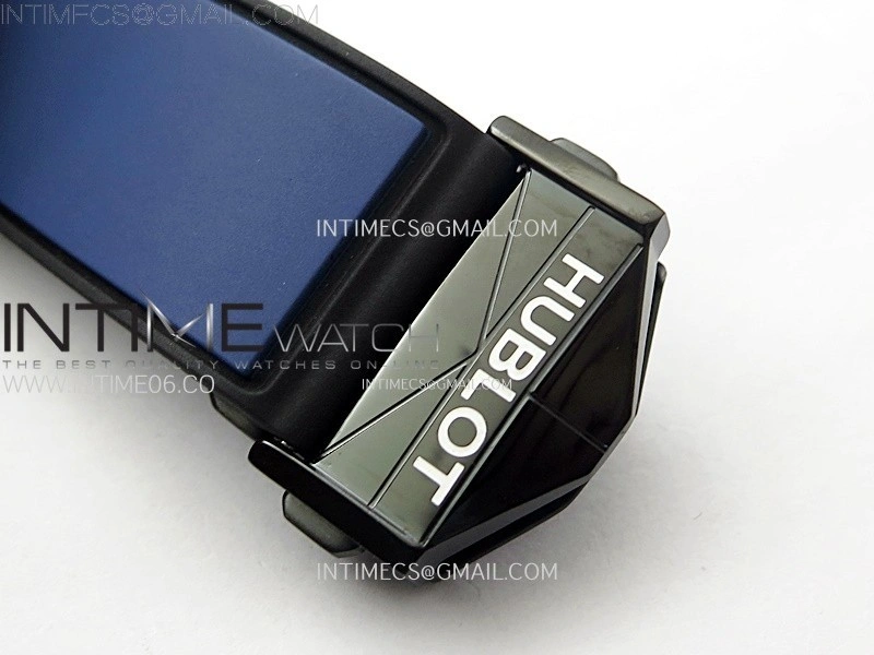 Big Bang Sang Bleu II Blue Ceramic BBF Best Edition on Blue Rubber Strap A1240