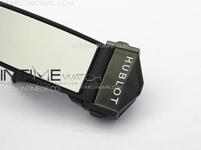 Big Bang Sang Bleu II White Ceramic BBF Best Edition on White Rubber Strap A1240
