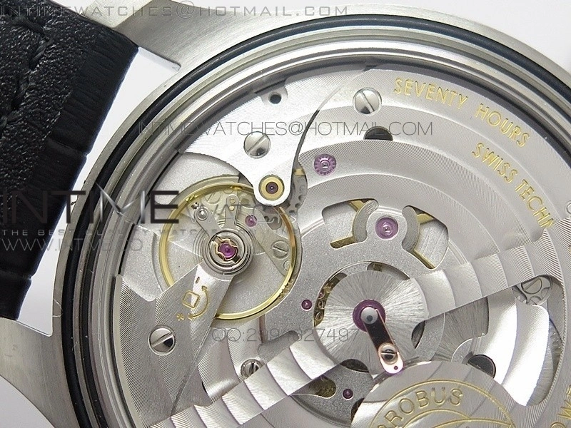 Big Pilot IW500901 AZF 1:1 Best Edition Black Dial on Black Leather Strap A521111