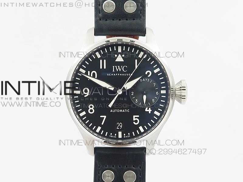 Big Pilot IW500912 AZF 1:1 Best Edition on Black Leather Strap A521111