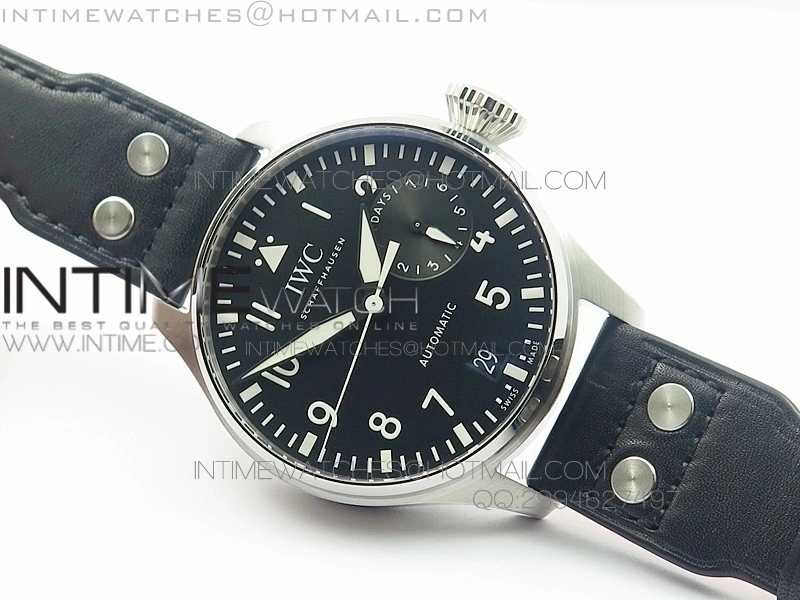 Big Pilot IW500912 AZF 1:1 Best Edition on Black Leather Strap A521111