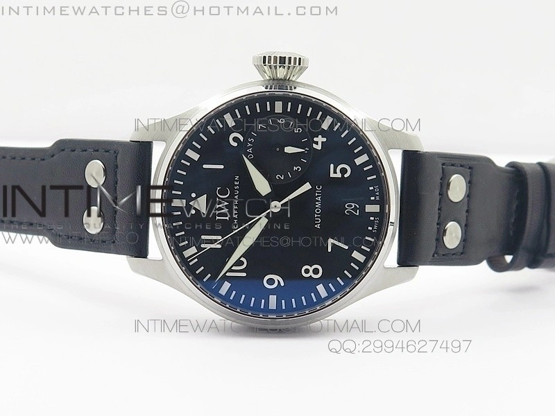 Big Pilot IW500912 AZF 1:1 Best Edition on Black Leather Strap A521111